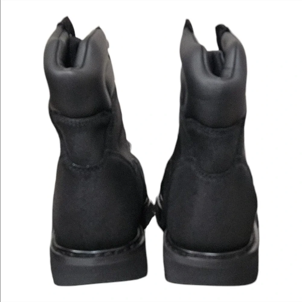 Brahma Iron Tough II Mens Steel Toe Work Boots‎ 8 W Wide Black Leather Outdoor